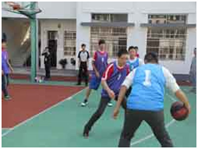 绍兴：安利阳光课堂—“小志与少年”三人篮球赛
